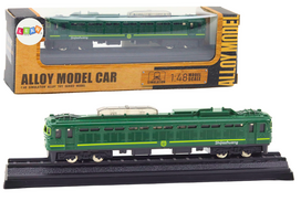 Modelinis Traukinio Vagonas 1:48 Metalinis Žalias