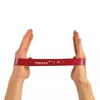 Elastinė juosta – kilpa Moves Loop, 30 x 2.5 cm, raudona