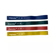 Elastinių juostų – kilpų Moves Loop rinkinys, 30 x 2.5 cm,  4 vnt.