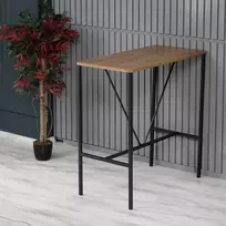 Baro stalas Hanah Pradžia Šiaurės, Riešutas Juoda, 90 x 92 x 45