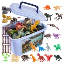 Dinozaurų Figūrėlių Rinkinys Woopie 40 vnt.