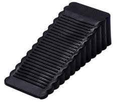 Plastikinė pleišto durų kamščio spyna Juoda, one size