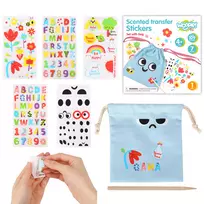 WOOPIE ART&FUN Kūrybinis magijos maišelių rinkinys + dekoravimo lipdukai daugiau nei 109 vnt. (5 RINKINIŲ RINKINYS)