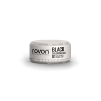 Novon Coloring Wax Dažantis vaškas plaukams ir barzdai, 01 BLACK, 100ml