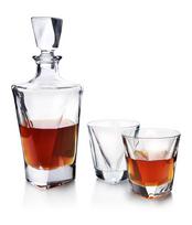 Grafinas + 6 stiklinės Eva triangle, 780 ml / 280ml