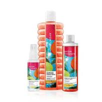 Kosmetikos rinkinys Avon Senses Tropical Mexicana: kūno dulksna, 100 ml + vonios putos, 500 ml + dušo želė, 250 ml