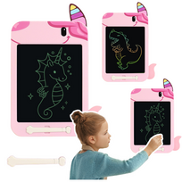 Vaikų grafinis planšetinis kompiuteris su LCD ekranu ir vienaragio motyvu