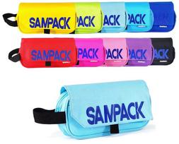 Penalas SAMPACK, 210x105 mm, su 2-iem skyriais, mėlynos sp.