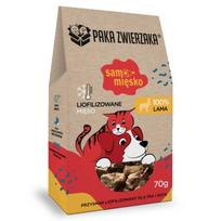 Paka Zwierzaka Liofilizuotas delikatesas, tik iš lamos mėsos, 70 g