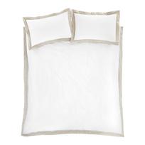 Iš medvilnės viengulė patalynė baltos spalvos 135x200 cm Oxford Lace – Bianca