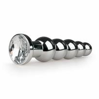 Easytoys Rimba Aluminium Plug Clear Crystal - Elegant Metal Intimate Accessory