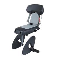 Dviračio kėdutė Polisport Guppy Junior MIK-HD // 26-29" dvir., ant MIK-HD tipo bagažinės (vaikams iki 27 kg) (juoda/pilka)