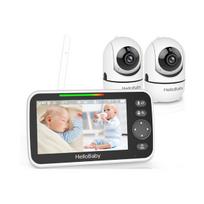 Mobili auklė Hellobaby su 2 vaizdo kameromis HB6250-2 5″ ekranas