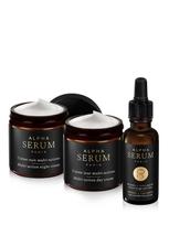 ALPHA SERUM PARIS Dieninis/naktinis veido kremas su hialurono rūgštimi ir kolagenu (2x60 ml) ir kt.