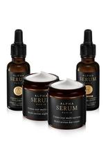 ALPHA SERUM PARIS Daugiafunkcinis dieninis/naktinis veido kremas su hialurono rūgštimi ir kolagenu (2x60 ml) ir kt.
