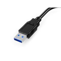 Equip 133384 išorinė USB vaizdo plokštė, Full HD rezoliucija, Juoda (USB 3.2 Gen 1, 1 ekranas)