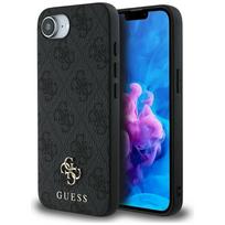 GUESS dėklas skirtas Apple iPhone 16e (SE 4 2025) compatible with MagSafe GUHMPSE4P4SM4MK (PU 4G Small 4G and Classic) juodos spalvos