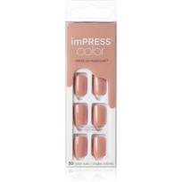 KISS imPRESS Color Short Priklijuojami nagai Sandbox 30 vnt.