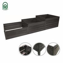 Modulinė pakelta lysvė KLASIKA GARDEN "Laiptai" - RAL 8017