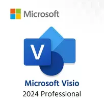 Microsoft® Visio® Professional 2024 All Languages Online Product Key License 1 License Downloadable ESD NR | Microsoft