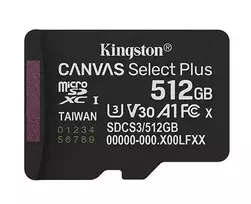 MEMORY MICRO SDXC 512GB UHS-I/SDCS3/512GBSP KINGSTON