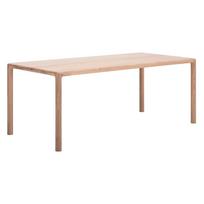 Iš ąžuolo masyvo valgomojo stalas 90x200 cm Derven – Gazzda