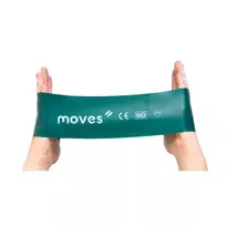 Elastinė juosta kilpa Moves Wide Loop, 30 x 7.5 cm, žalia