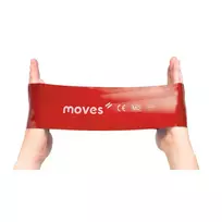 Elastinė juosta kilpa Moves Wide Loop, 30 x 7.5 cm, raudona