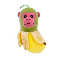 Pliušinis Žaislas Beždžionėlė Chimpanzini Bananini  23 cm ( Italian Brainrots )