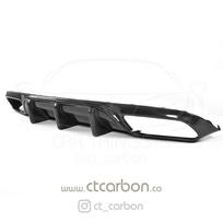 MERCEDES W205 C63 & C63 COUPE 2DR CARBON DIFFUSER - OEM+ CT STYLE