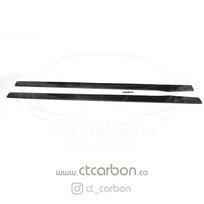 MERCEDES W205 C63 & C63S COUPE 2DR & SALOON 4DR CARBON SIDE SKIRTS - D STYLE