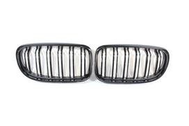 BMW E90 3 SERIES LCI DOUBLE SLAT BLACK GRILLES - BLAK BY CT CARBON
