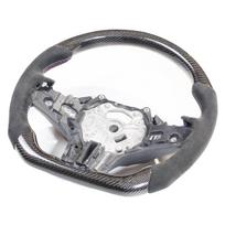 BMW Gxx 5,8,X3,X4,X5,X6,X7,M5,M8,X3M,X4M,X5M,X6M,X7M CARBON FIBRE / ALCANTARA FLAT BOTTOM STEERING WHEEL WITH HEATING