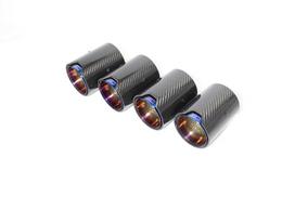BMW M2/M3/M4/M5 F10/F80/F82/F83/F87 CARBON FIBRE EXHAUST TIPS - BURNT ENDS x4