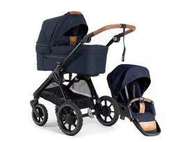 Universalus vežimėlis Emmaljunga Sento Pro Plus Flat 2in1 Outdoor Dark Navy