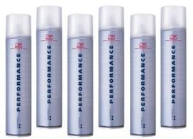 Plaukų lakas Wella Performance Ultra Hold Hair Spray, 500 ml, 6 vnt.