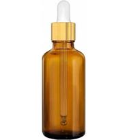 Stiklinis buteliukas su pipete 10 ml, rudas