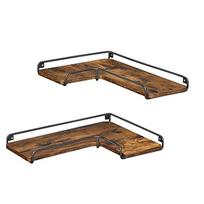 L formos kampinės lentynos | 2 vnt. kompl. | Rustic ruda
