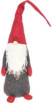 Dekoracinis nykštukas SANTA RED/GREY HAT, 100 cm