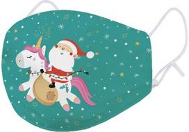 Medžiaginė veido kaukė vaikams FESTIVE MAGIC UNICORN
