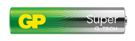 GP - Super Alkaline AAA Batteries, 24A/LR03, 1.5V, 12-Pack