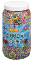 HAMA Beads - Midi - Pastel Mix, 13.000 pcs (211-50)