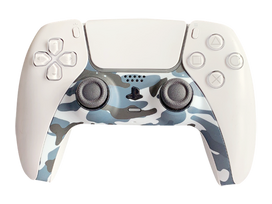 Piranha PS5 Controller Skins - Camo Blue