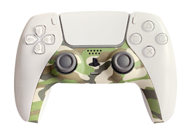 Piranha PS5 Controller Skins - Camo Green