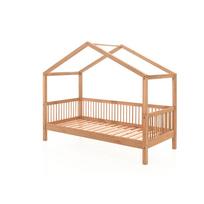 Naminė iš ąžuolo masyvo vaikiška lova natūralios spalvos 90x200 cm Forrest – Vipack