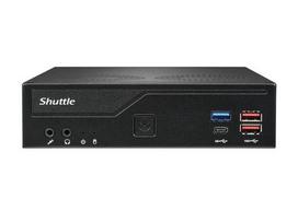SHUTTLE Slim PC DH770, S1700, 2x HDMI, 2x DP, 2x 2.5G LAN, 2x COM, 8x USB, 1x 2.5", 2x M.2, 24/7 continuous operation, incl. VESA