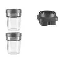 Indeliai su peiliuko įtaisu KitchenAid 5KSB2040BBB (2x200ml)