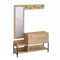 Batų spintelė, Hanah Home, Sapphire Oak, 120 x 70 x 35, cm
