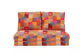 Dvivietė sofa-lova Hanah Home Taida , daugiaspalvė, 95,5 x 90