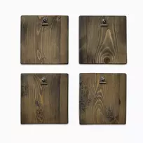 Dekoratyvinis eglės sienos aksesuaras, Hanah Home, Riešutas, 14 x 14 x 1,6, cm